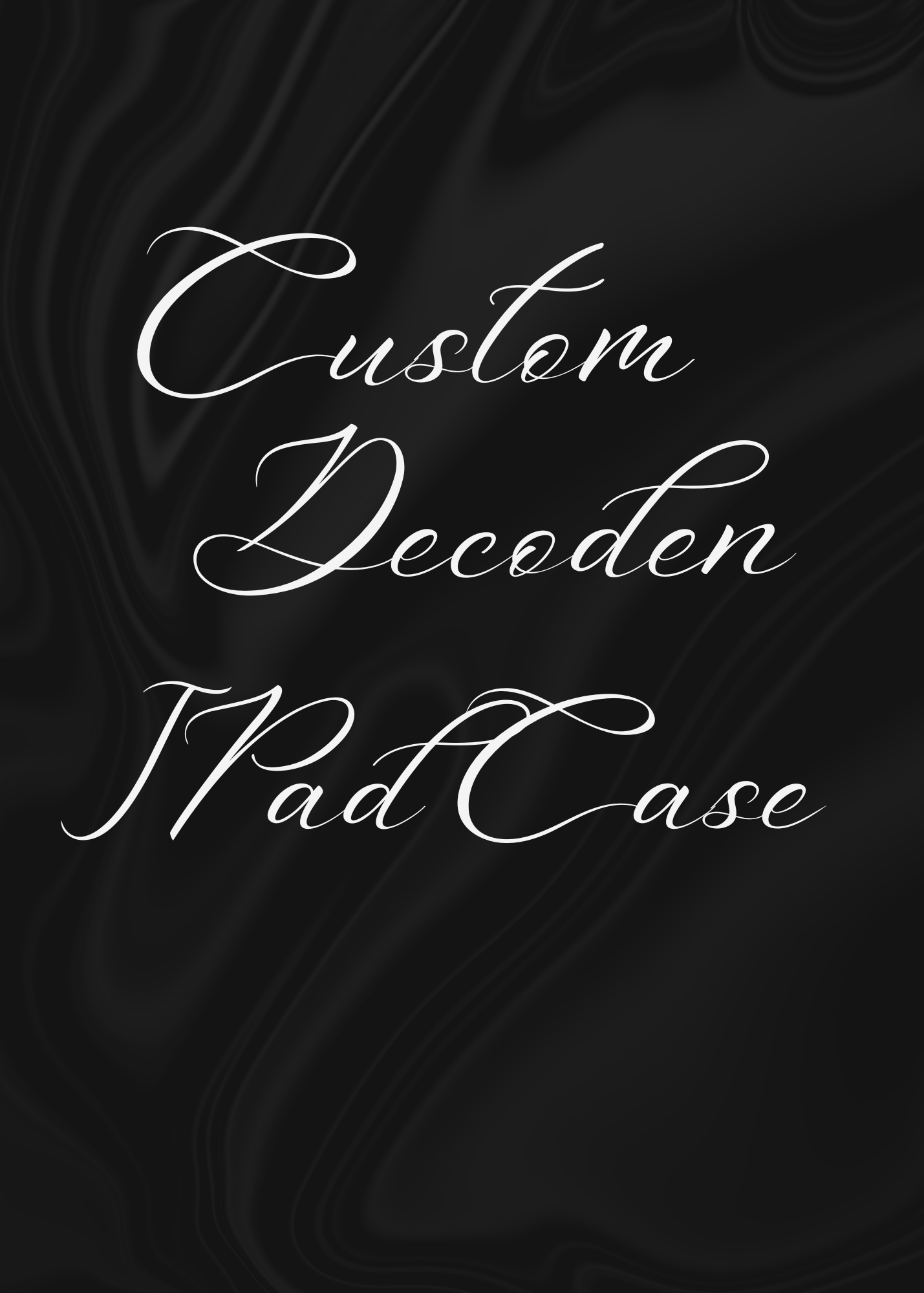 Custom Decoden IPad Case