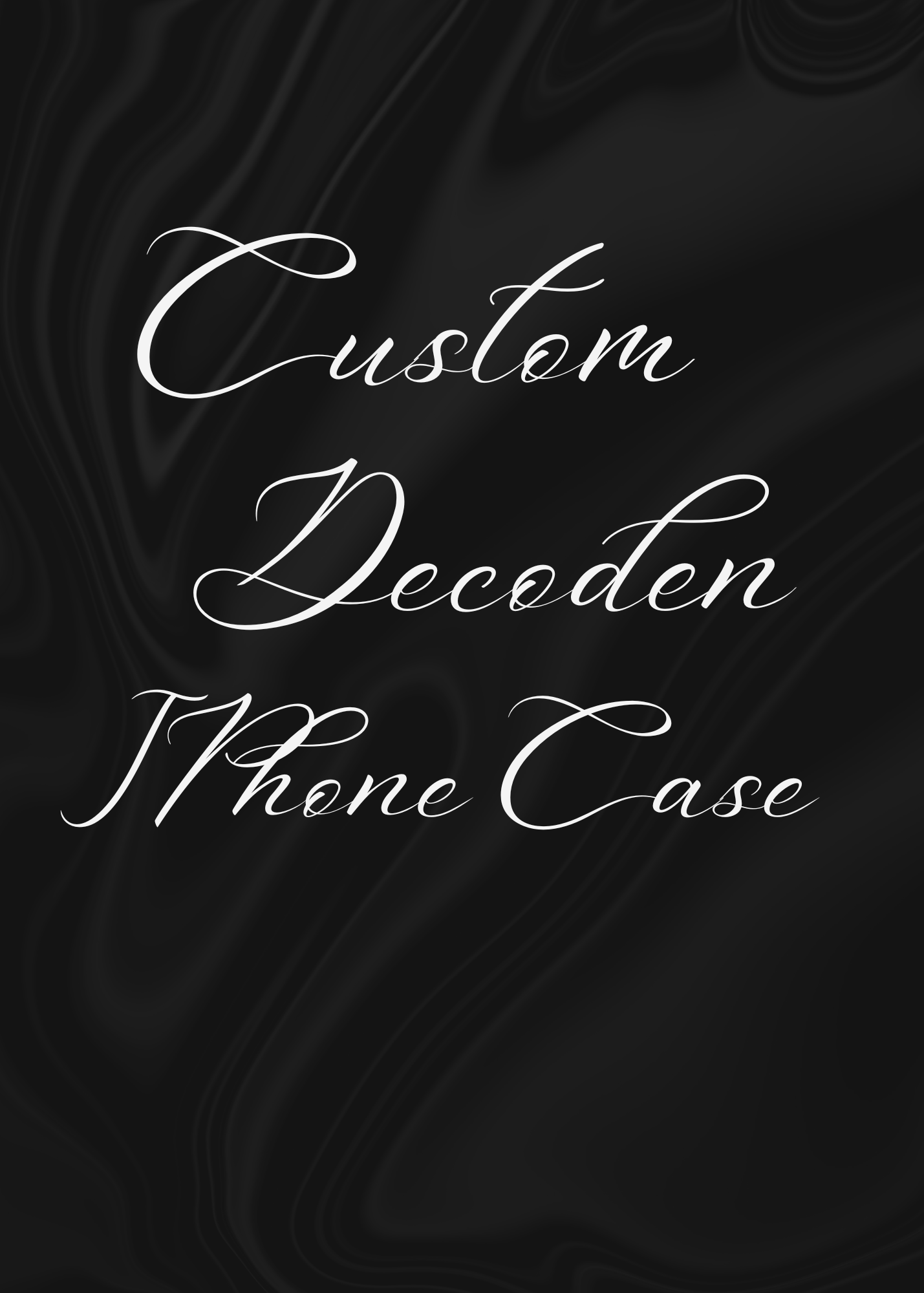 Custom Decoden Phone Case