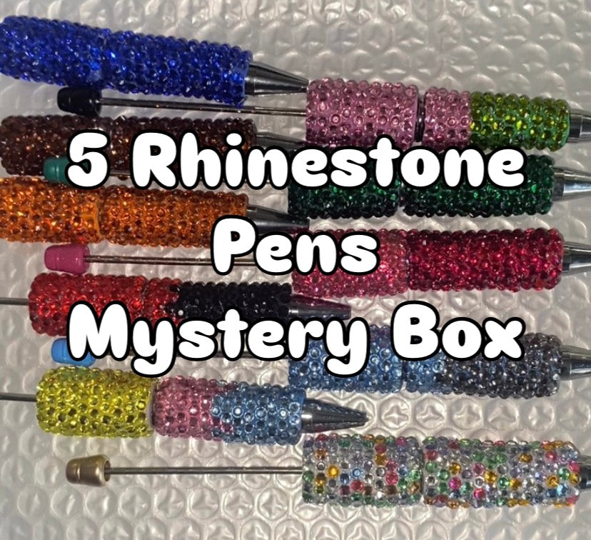 5 Rhinestone Pens Mystery Box